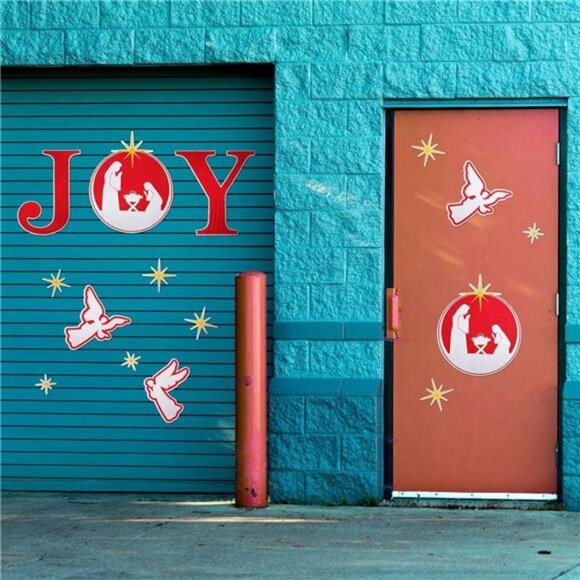 10 Pieces Christmas Garage Door Decorations Nativity Scene Garage Door Decor - Picture 7 of 8